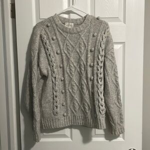 NWOT line and dot comfy sweater
